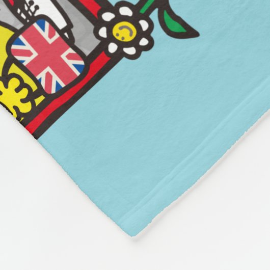 Mr Men & Little Miss Crowded Bus Fleecedecke (Ecke)