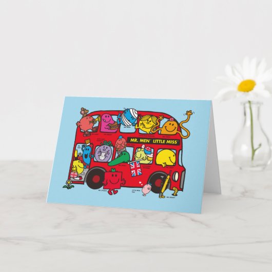 Mr. Men & Little Miss Crowded Bus Karte (Kleine Pflanze)