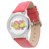 Mr Men Little Miss Happy Sunshine Wedding Armbanduhr (Schrägansicht)