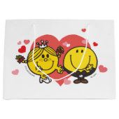 Mr Men Little Miss Happy Sunshine Wedding Große Geschenktüte (Vorderseite)