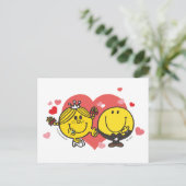 Mr Men Little Miss Happy Sunshine Wedding Postkarte (Stehend Vorderseite)