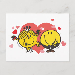 Mr Men Little Miss Happy Sunshine Wedding Postkarte