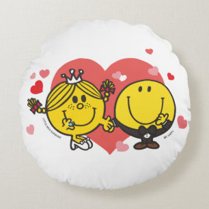 Mr Men Little Miss Happy Sunshine Wedding Rundes Kissen
