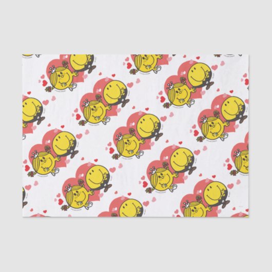 Mr Men Little Miss Happy Sunshine Wedding Seidenpapier (Vorderseite)