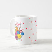 Mr Men Little Miss Lass uns abstimmen! Kaffeetasse (Vorderseite Links)