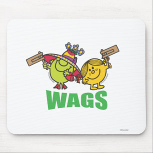 Mr Men Little Miss Wags Mousepad