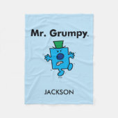Mr. Men | Mr. Grumpy is a Grump Fleecedecke (Vorderseite)
