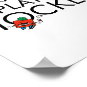 Mr. Men Mr Strong I'd Rather Be Playing Hockey Poster (Ecke)