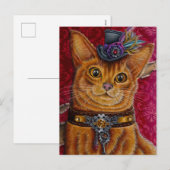 "Mr. Meowington" Postkarte (Vorne/Hinten)