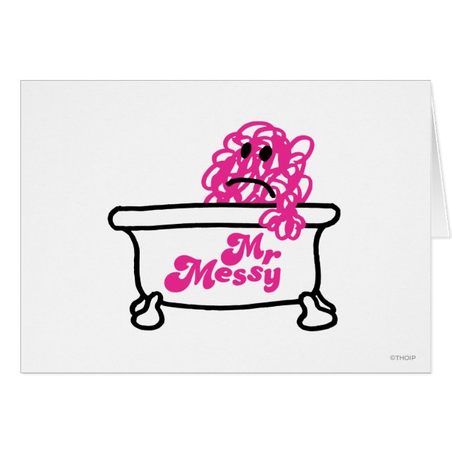 Mr. Messy | Bathtub-Logo (Vorderseite (Horizontal))