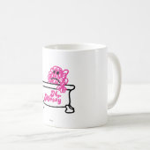 Mr. Messy | Bathtub-Logo Kaffeetasse (VorderseiteRechts)