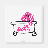Mr. Messy | Bathtub-Logo Magnet (Vorne)