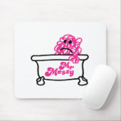 Mr. Messy | Bathtub-Logo Mousepad (Mit Mouse)