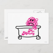 Mr. Messy | Bathtub-Logo Postkarte (Vorne/Hinten)