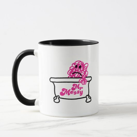 Mr. Messy | Bathtub-Logo Tasse (Links)