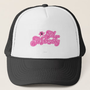Mr. Messy Funkelrosa Name Truckerkappe