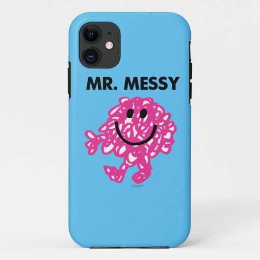 Mr. Messy | Klassische Pose Case-Mate iPhone Hülle (Rückseite)