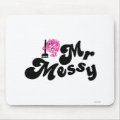Mr. Messy | Reinigung mit Raum Mousepad (Vorne)