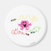 Mr. Messy spielt mit Crayons Magnet (Vorne)