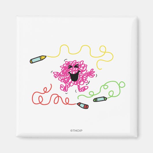 Mr. Messy spielt mit Crayons Magnet (Vorne)