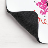 Mr. Messy spielt mit Crayons Mousepad (Ecke)