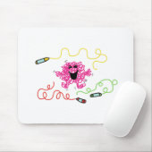Mr. Messy spielt mit Crayons Mousepad (Mit Mouse)