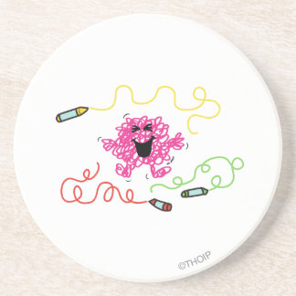 Mr. Messy spielt mit Crayons Untersetzer