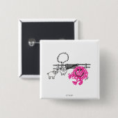 Mr. Messy & Two Pigs Button (Vorne & Hinten)