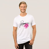 Mr. Messy & Two Pigs Tri-Blend Shirt (Vorderseite voll)
