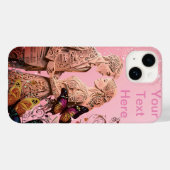 Mr & Miss Loving Couple Just Married Case-Mate iPhone Hülle (Rückseite (Horizontal))