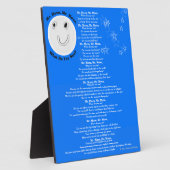 Mr. Moon, Mr. Moon Was sehen Sie? Gedicht Fotoplatte (Seite)