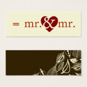 Mr & Mr Do the Math Tags (Vorne & Hinten)