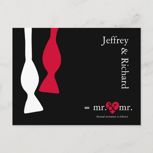 Mr & Mr Do the Mathe Postcard Ankündigungspostkarte (Vorderseite)