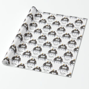 Mr & Mr. Personalisiert Gay Wedding Gift Wrap Geschenkpapier