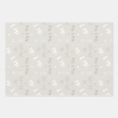 Mr & Mr. Wedding Wrapping Paper Sheets Geschenkpapier Set (Vorderseite 3)