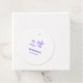 Mr & Mrs add family name date year wedding favor g Geschenkanhänger (Beispiel)