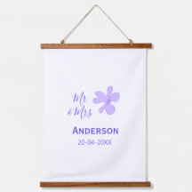 Mr & Mrs add family name date year wedding favor g