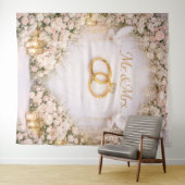 Mr. & Mrs. backdrop Wandteppich (Beispiel (Horizontal))