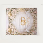 Mr. & Mrs. backdrop Wandteppich (Vorderseite (Horizontal))