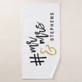 #mr & mrs badehandtuch (Badehandtuch)