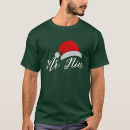 Mr & Mrs Christmas Shirt - Personalisiertes Paar T