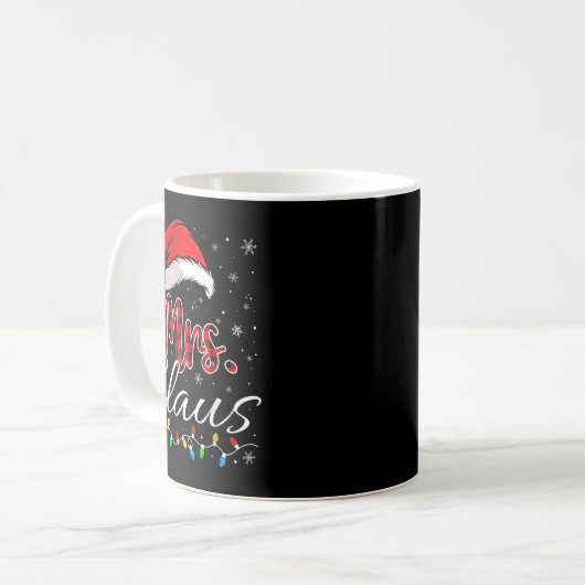 Mr Mrs Claus Christmas Couples Matching His And He Kaffeetasse (Vorderseite Links)