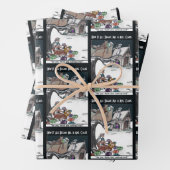 Mr. & Mrs. Claus How it All Began Geschenkpapier Set (Beispiel)