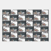 Mr. & Mrs. Claus How it All Began Geschenkpapier Set (Vorderseite)