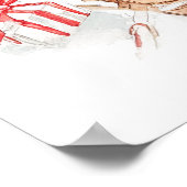 Mr. & Mrs. Claus Weihnachtskekse Poster (Ecke)