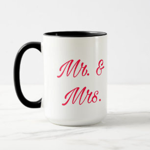 Mr & Mrs Couple Tasse - Romantisches Geschenk