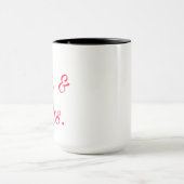 Mr & Mrs Couple Tasse - Romantisches Geschenk (Zentrum)