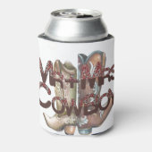 Mr. & Mrs. Cowboy, Just Married Dosenkühler (Kanne Rückseite)