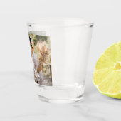 Mr & Mrs Custom Foto Moderne Hochzeit Schnapsglas (Rechts)