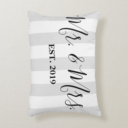 Mr & Mrs Decorative Pillow Dekokissen (Vorderseite(Vertikal))